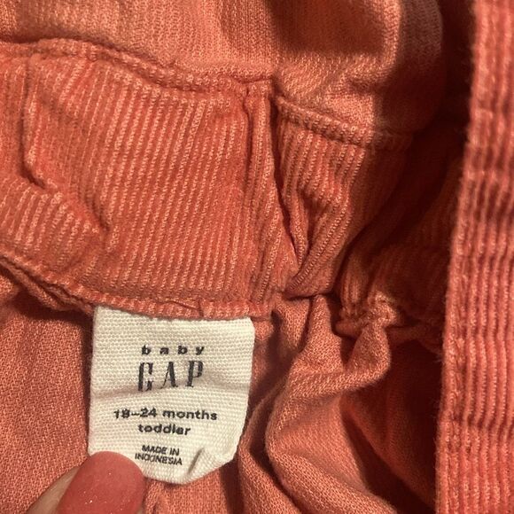 Baby Gap Ruffled corduroy pink Jumper 18-24 Month - Picture 5 of 5